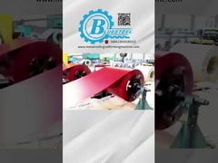 Rotolo ondulato del tetto che forma macchina