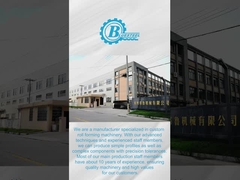 vista di fabbrica della macchina per la formazione di rotoli