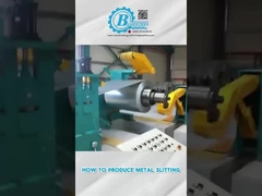 La bobina d'acciaio del metallo della striscia che fende la linea ha galvanizzato l'alluminio d'acciaio della bobina