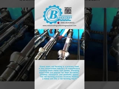 7.5KW Stando Seam roll forming Machine and Production Solution con 380V/50Hz/3Phase Voltage