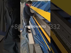 Macchina per la formazione di rotoli per tetto metallico a piegatura idraulica a piastra / frenata di pressione CNC idraulica di precisione