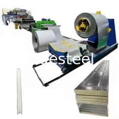 Industrial Omron Encoder Roller Shutter Door Roll Forming Machine Migliorata sicurezza e funzionamento