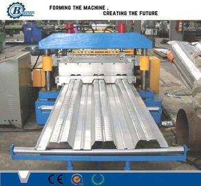 15-20m/min Speed Deck Floor Roll Forming Machine 4kw Potenza idraulica Taglio idraulico