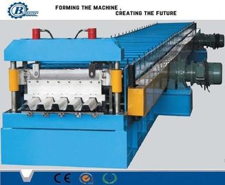 15-20m/min Speed Deck Floor Roll Forming Machine 4kw Potenza idraulica Taglio idraulico