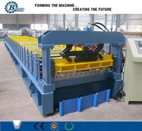 5T Peso Roof Panel Roll Forming Machine per il sistema di controllo PLC di produzione