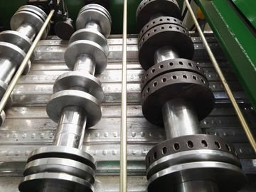 15-20m/min Speed Deck Floor Roll Forming Machine 4kw Potenza idraulica Taglio idraulico