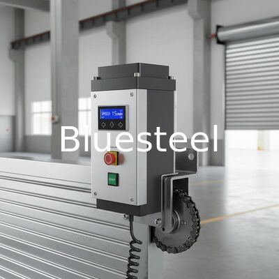 Macchina per serranda industriale con velocità di 10-20 m/min, riduttore elicoidale ed encoder Omron per un controllo preciso