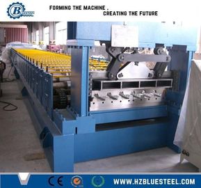 15-20m/min Speed Deck Floor Roll Forming Machine 4kw Potenza idraulica Taglio idraulico