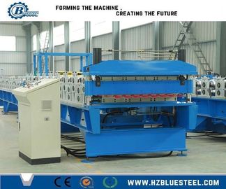 Macchina di formazione d'acciaio idraulica di doppio strato 3KW con il rullo d'acciaio 45#