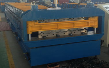 Macchina di formazione d'acciaio idraulica di doppio strato 3KW con il rullo d'acciaio 45#