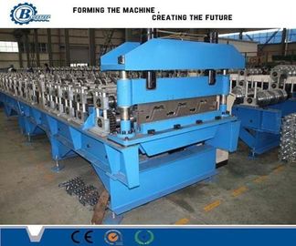 15-20m/min Speed Deck Floor Roll Forming Machine 4kw Potenza idraulica Taglio idraulico